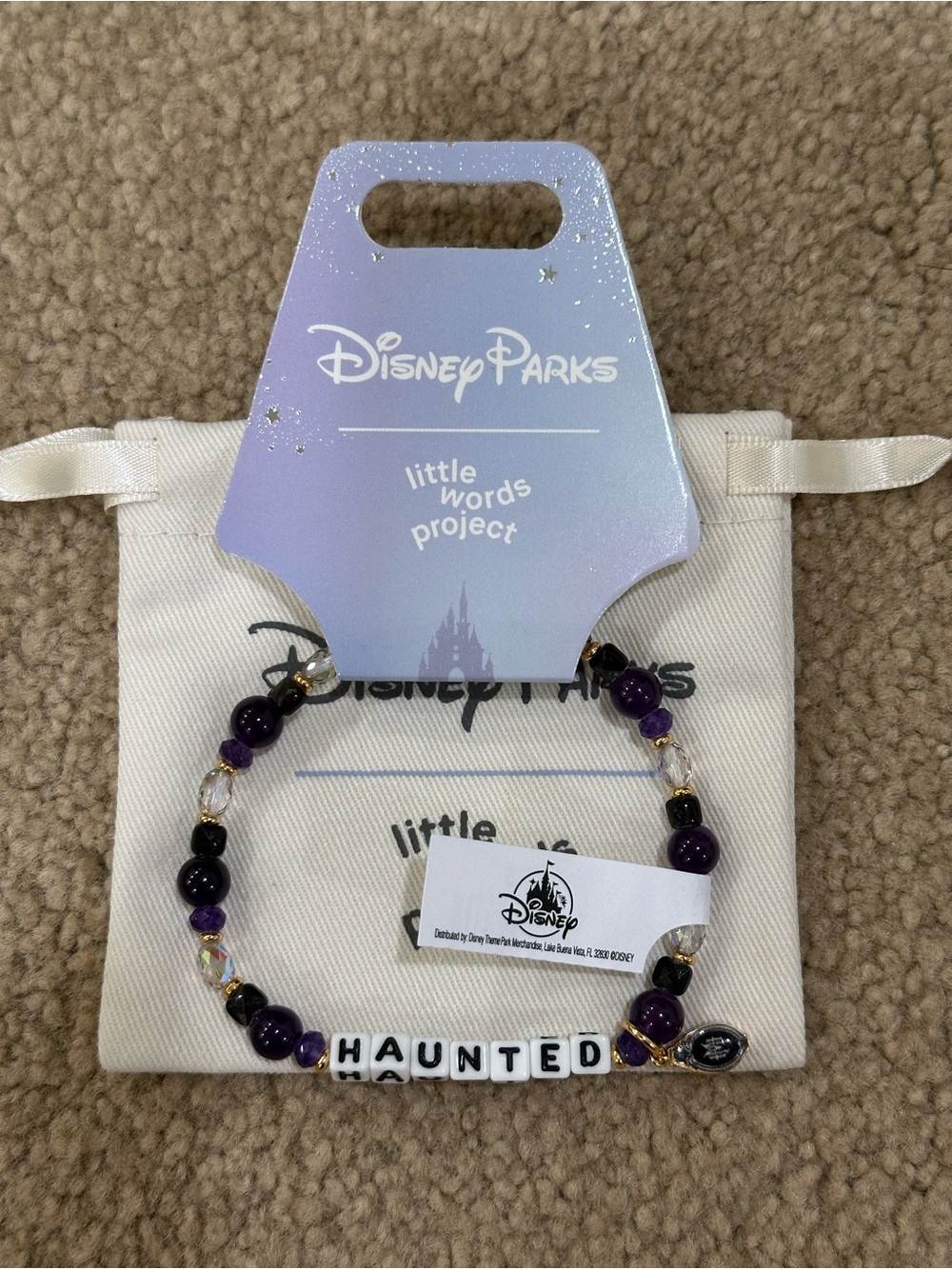 Little Words Project x Disney Parks "Haunted" Beaded Bracelet